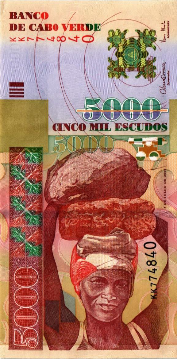 КАБО-ВЕРДЕ 5000 ЭСКУДО мини 1