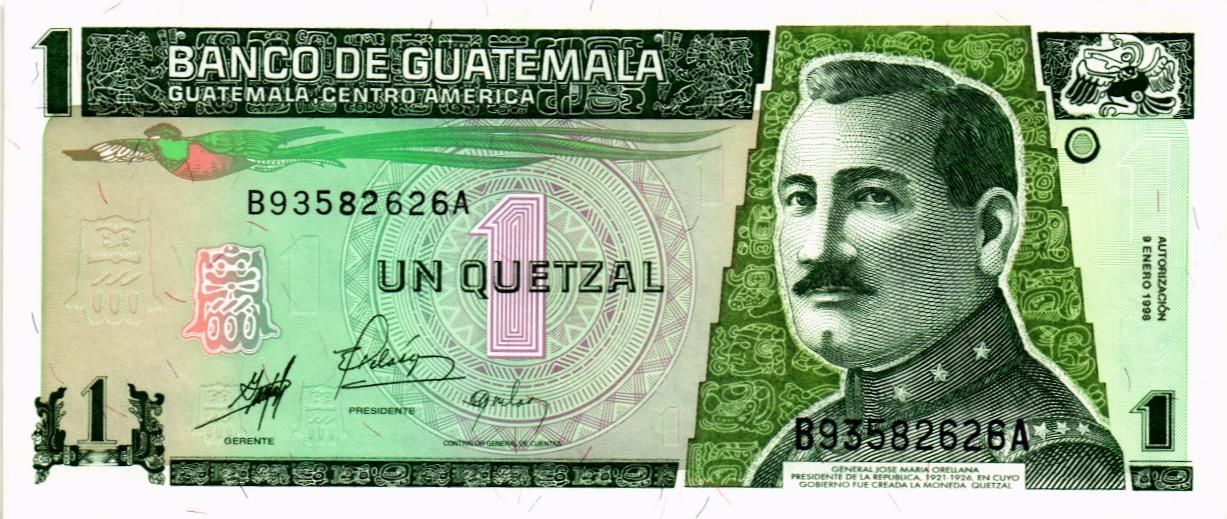 ГВАТЕМАЛА 1 КЕТСАЛЬ мини 1