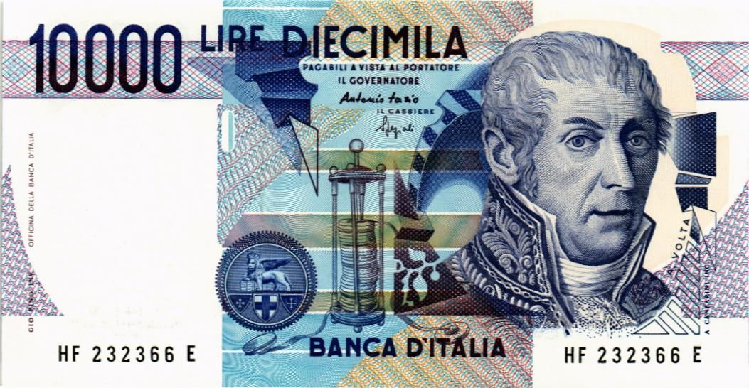 ИТАЛИЯ 10000 ЛИР