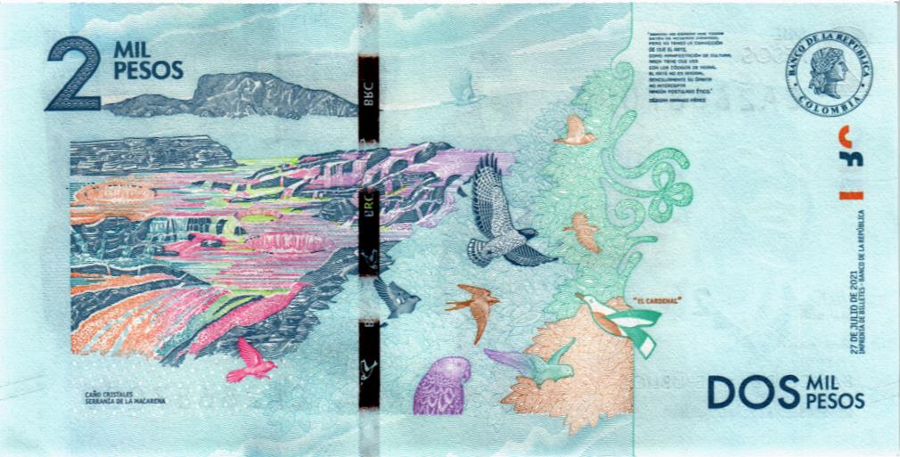 КОЛУМБИЯ 2000 ПЕСО мини 2