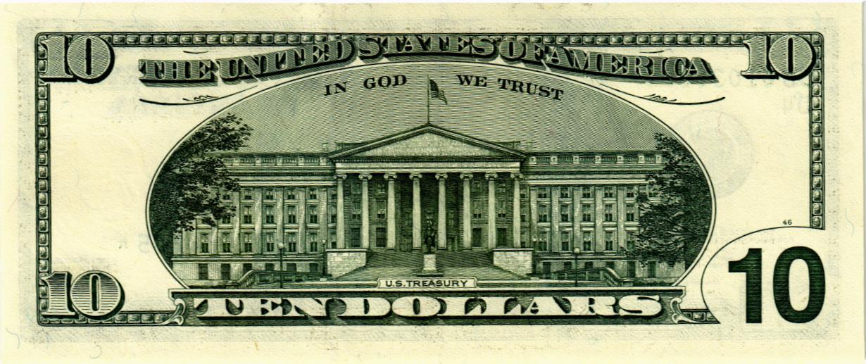 США 10 ДОЛЛАРОВ (D4 - КЛИВЛЕНД, REPLACEMENT) мини 2