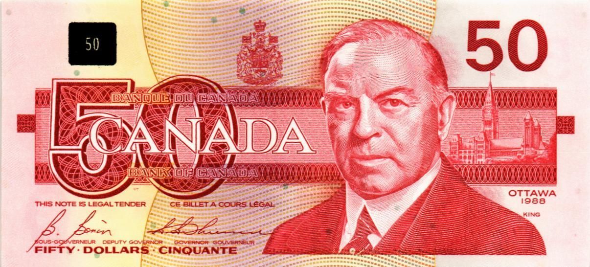 КАНАДА 50 ДОЛЛАРОВ мини 1