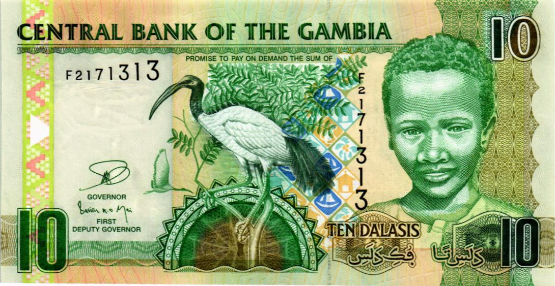 ГАМБИЯ 10 ДАЛАСИ
