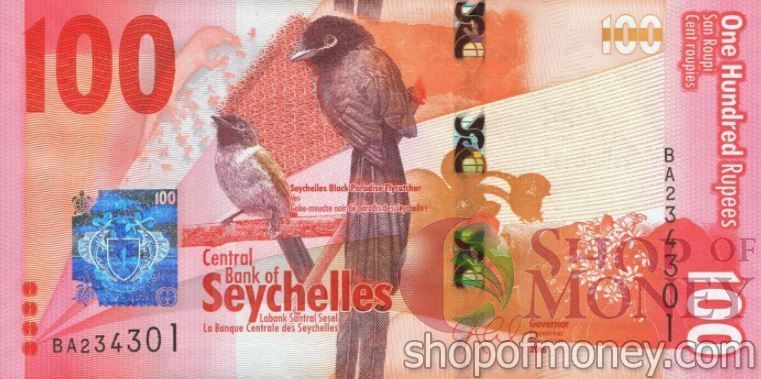 СЕЙШЕЛЬСКИЕ ОСТРОВА 100 РУПИЙ мини 1