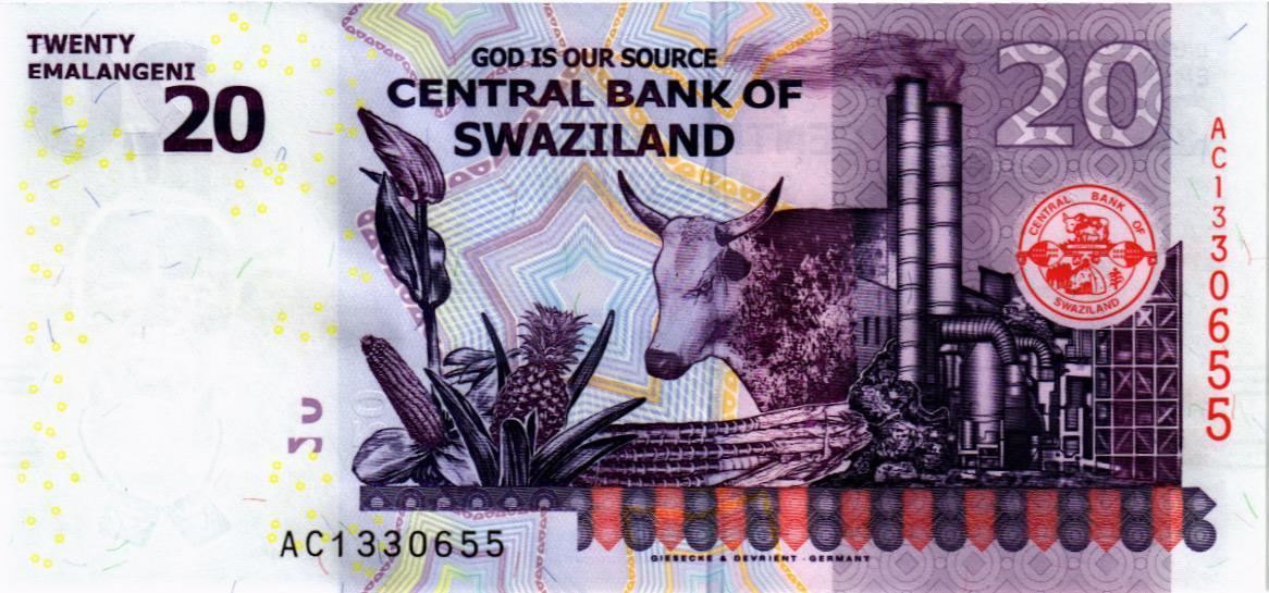 СВАЗИЛЕНД 20 ЭМАЛАНГЕНИ мини 2