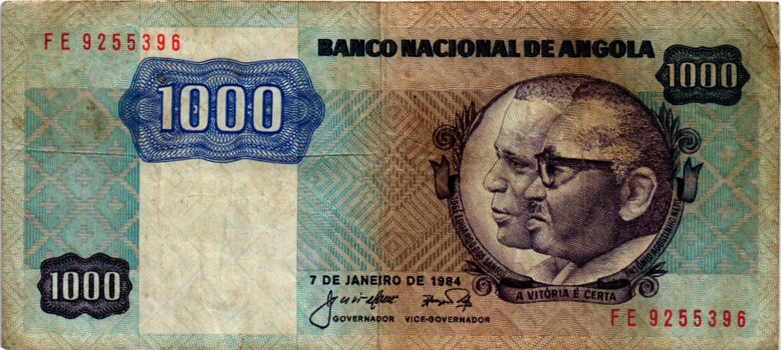 АНГОЛА 1000 КВАНЗА мини 1
