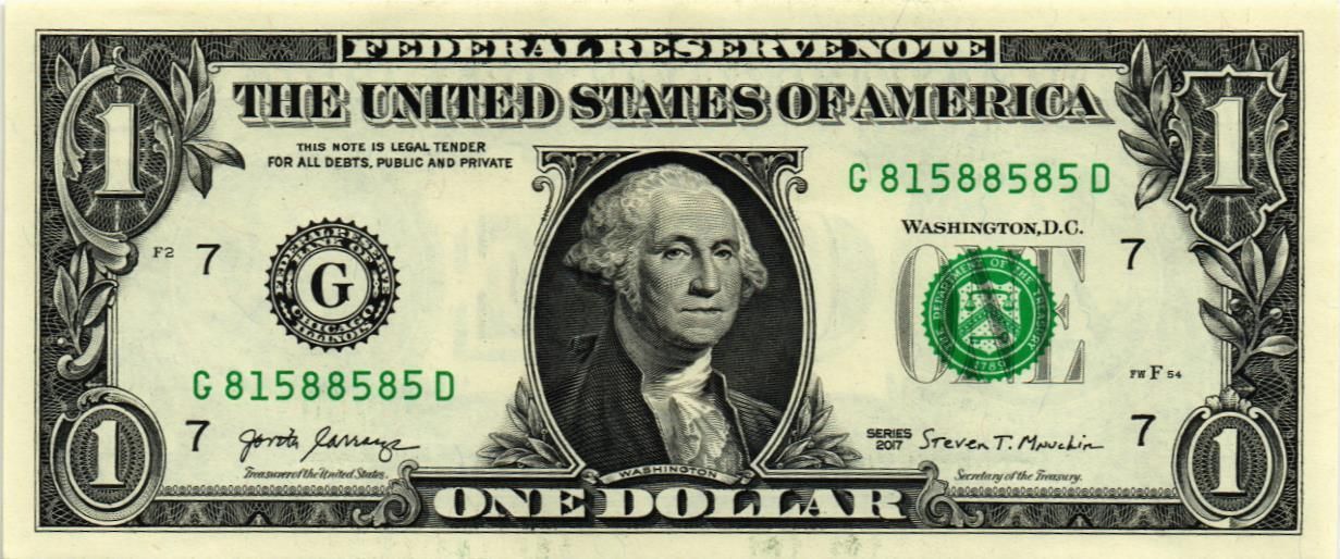 США 1 ДОЛЛАР (G - ЧИКАГО)