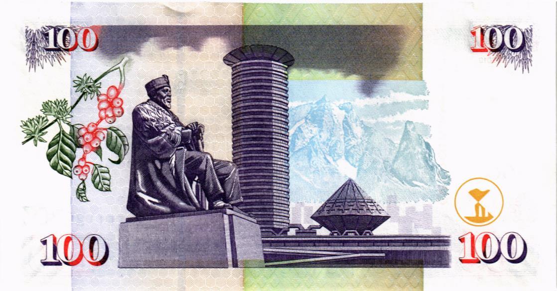 КЕНИЯ 100 ШИЛЛИНГОВ мини 2