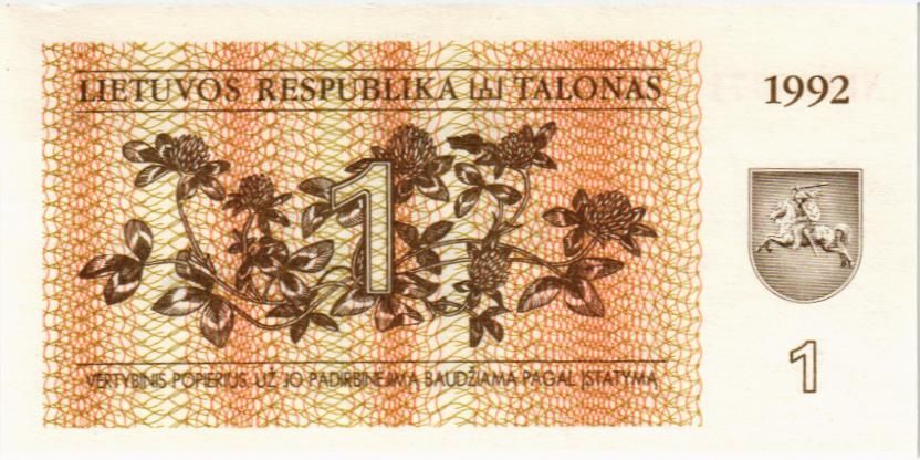 ЛИТВА 1 ТАЛОНАС мини 1