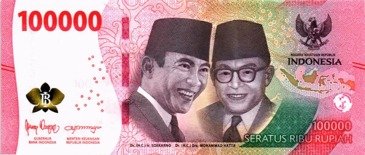ИНДОНЕЗИЯ 100000 РУПИЙ мини 1