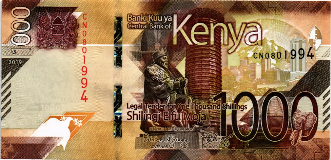 КЕНИЯ 1000 ШИЛЛИНГОВ мини 1