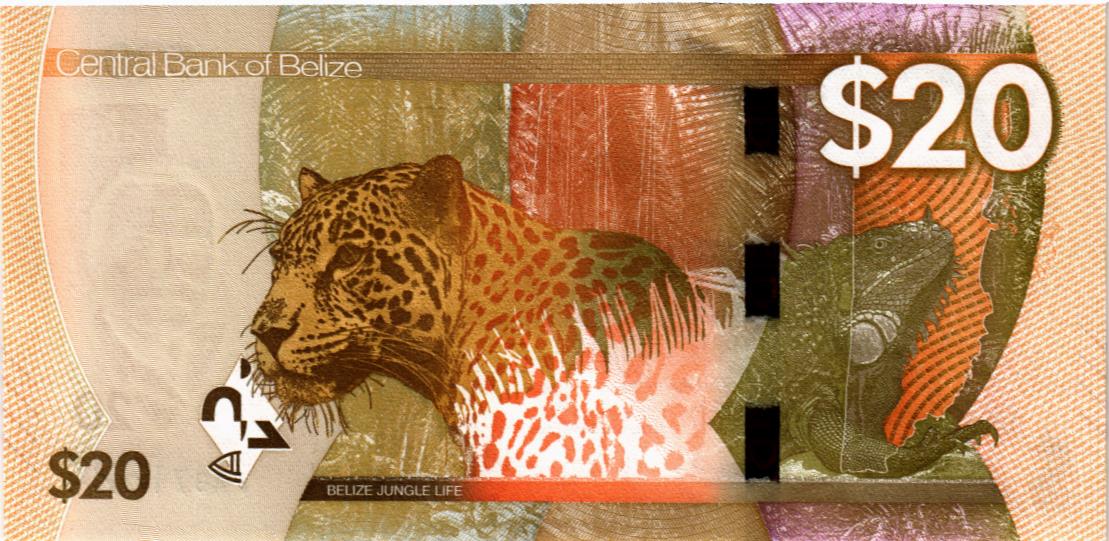 БЕЛИЗ 20 ДОЛЛАРОВ мини 2