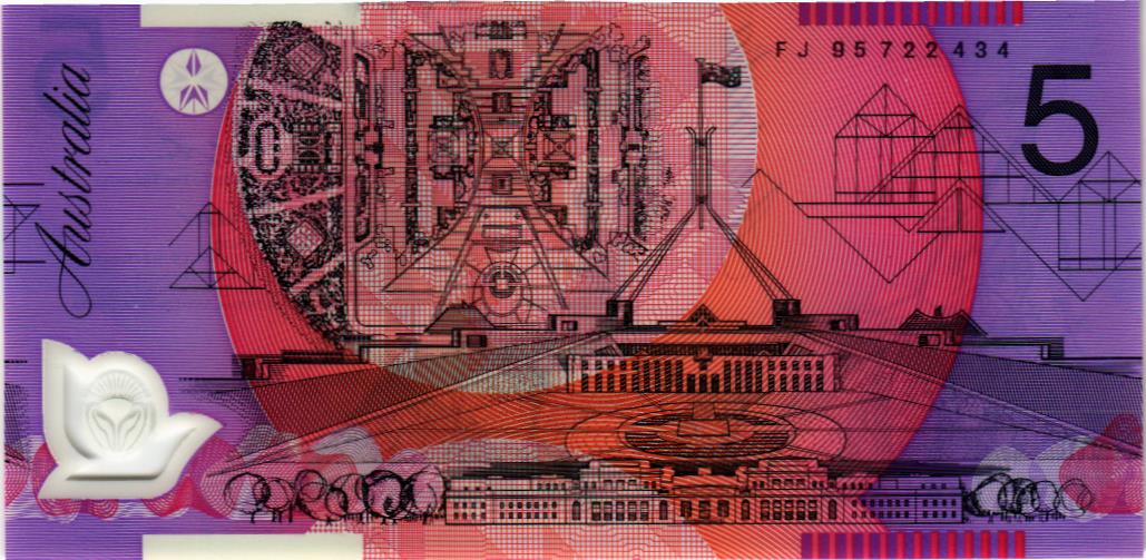 АВСТРАЛИЯ 5 ДОЛЛАРОВ мини 2