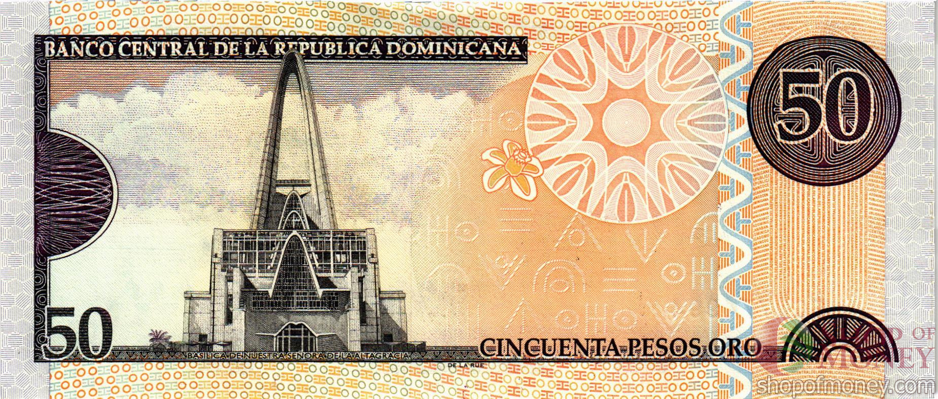 ДОМИНИКАНСКАЯ РЕСПУБЛИКА 50 ПЕСО мини 2