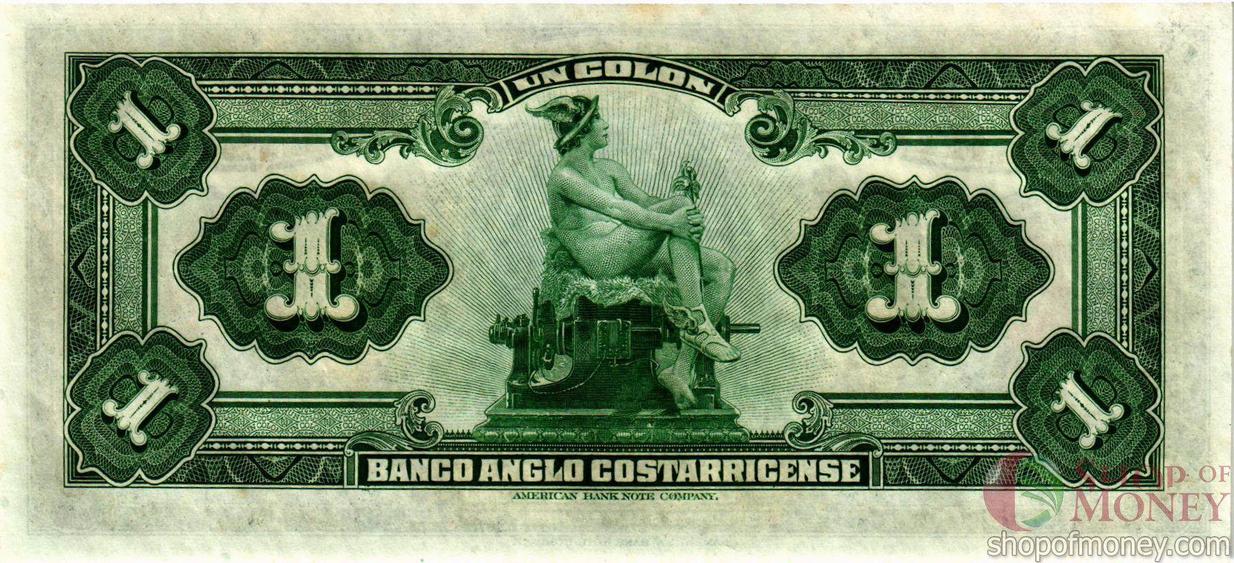 КОСТА-РИКА 1 КОЛОН (23.06.1917) мини 2