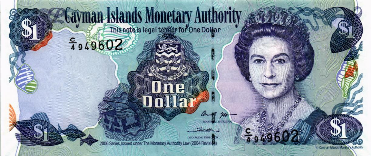 КАЙМАНОВЫ ОСТРОВА 1 ДОЛЛАР (C/4) мини 1