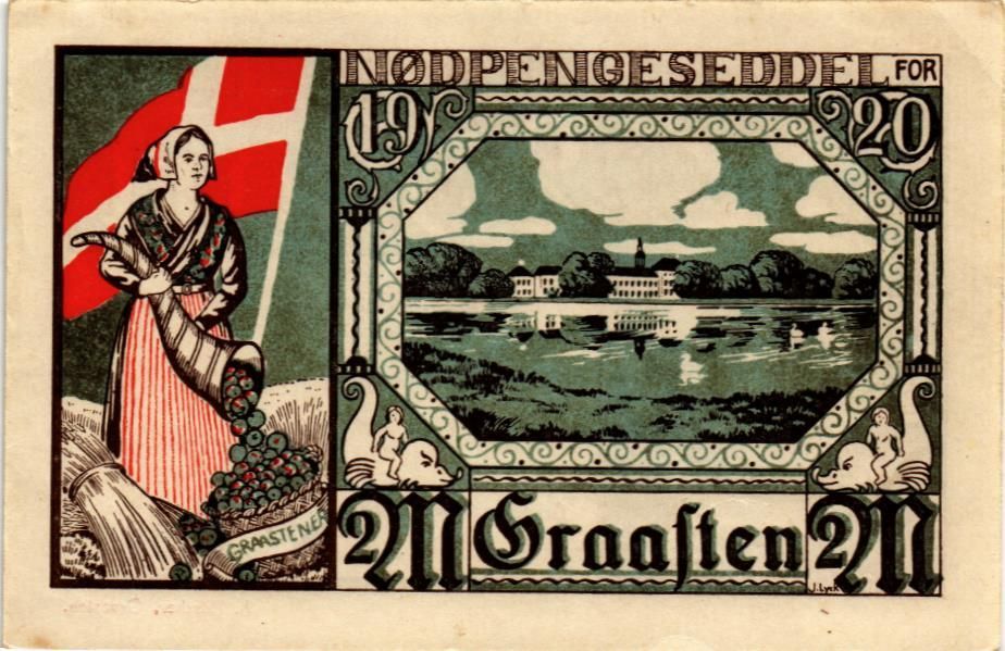 ДАНИЯ-ГЕРМАНИЯ 2 МАРКИ (НОТГЕЛЬД)