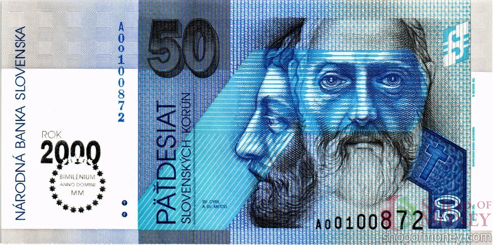 СЛОВАКИЯ 50 КРОН мини 1