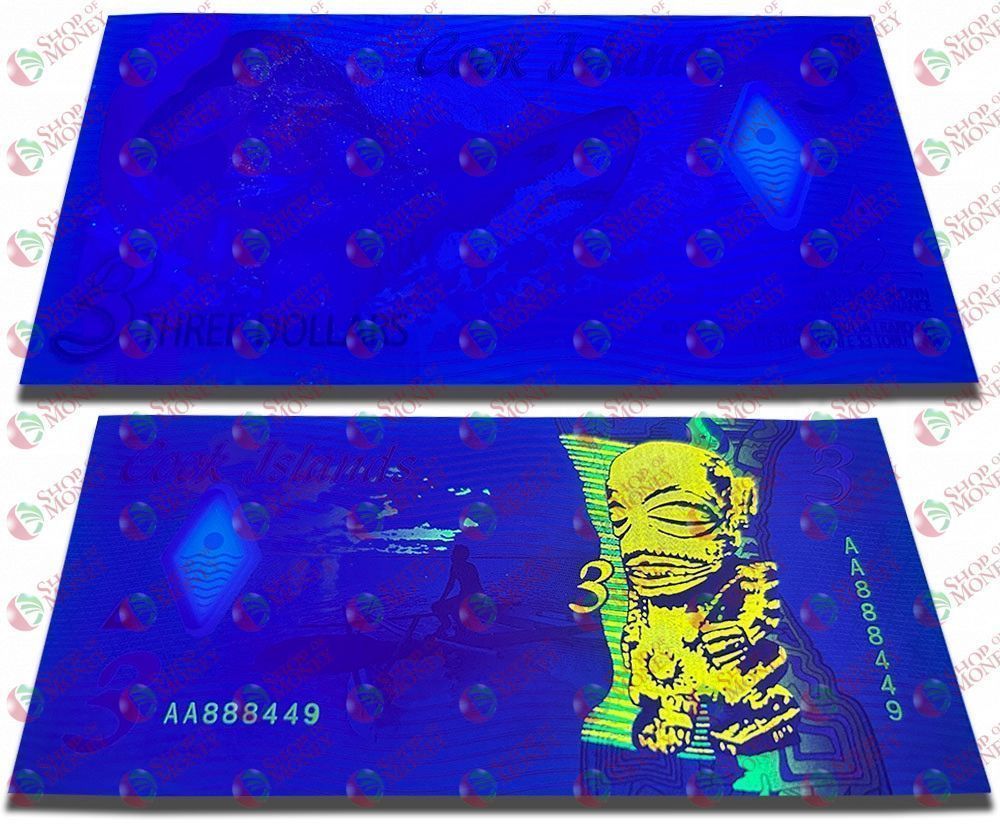 ОСТРОВА КУКА 3 ДОЛЛАРА (АА) мини 3