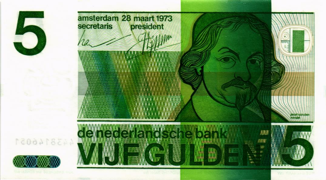 НИДЕРЛАНДЫ 5 ГУЛЬДЕНОВ