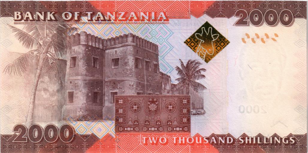 ТАНЗАНИЯ 2000 ШИЛЛИНГОВ мини 2