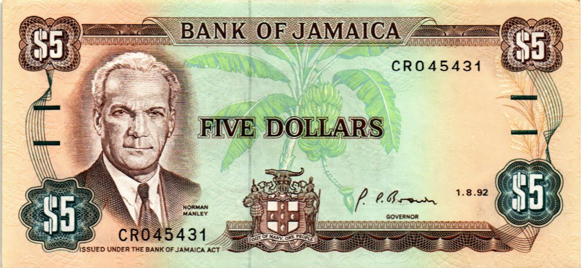 ЯМАЙКА 5 ДОЛЛАРОВ мини 1