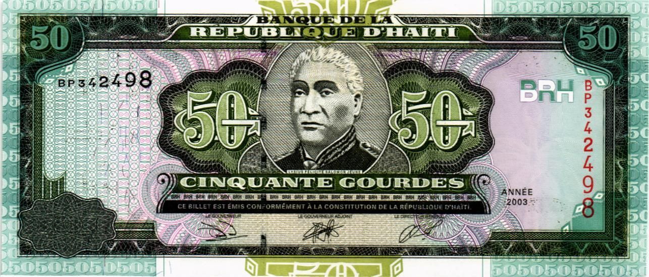 ГАИТИ 50 ГУРДОВ мини 1