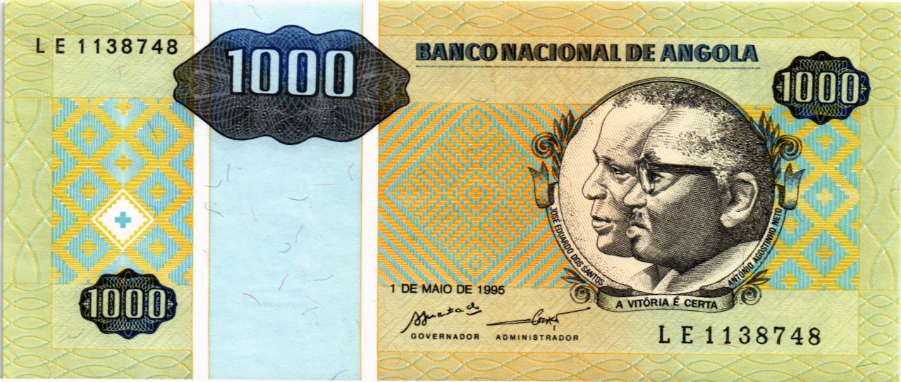 АНГОЛА 1000 КВАНЗА мини 1
