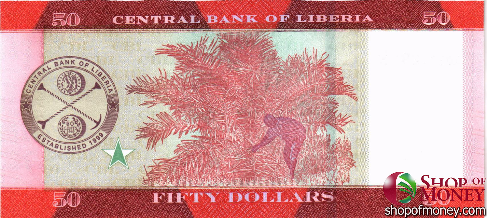 ЛИБЕРИЯ 50 ДОЛЛАРОВ мини 2