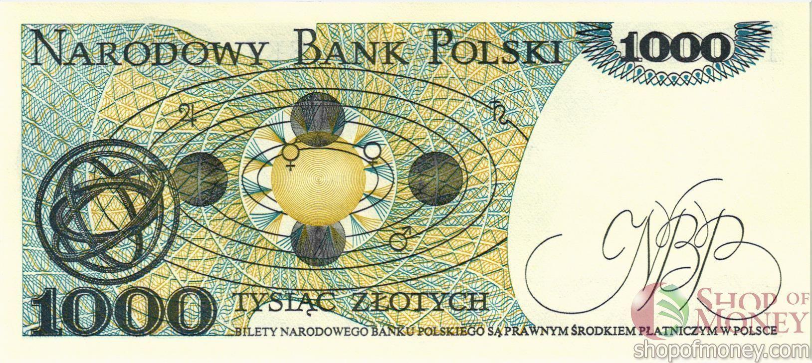 ПОЛЬША 1000 ЗЛОТЫХ мини 2
