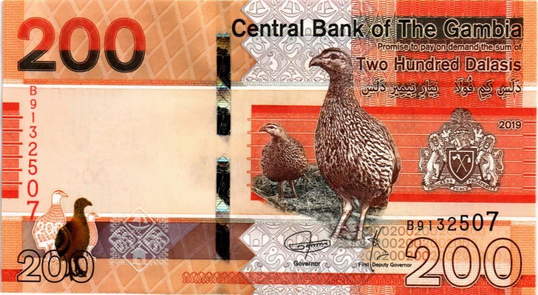 ГАМБИЯ 200 ДАЛАСИ