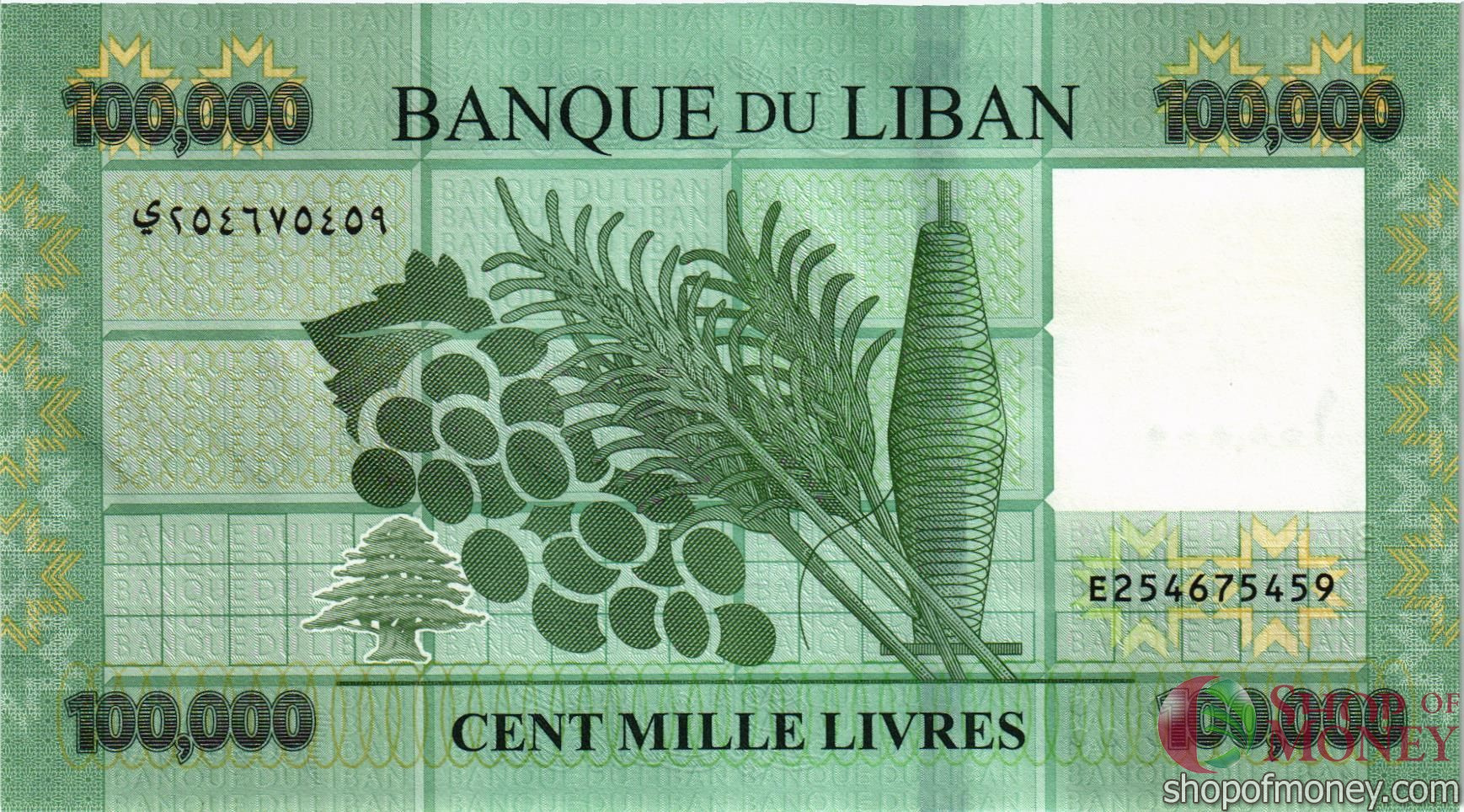 ЛИВАН 100000 ЛИВРОВ мини 2