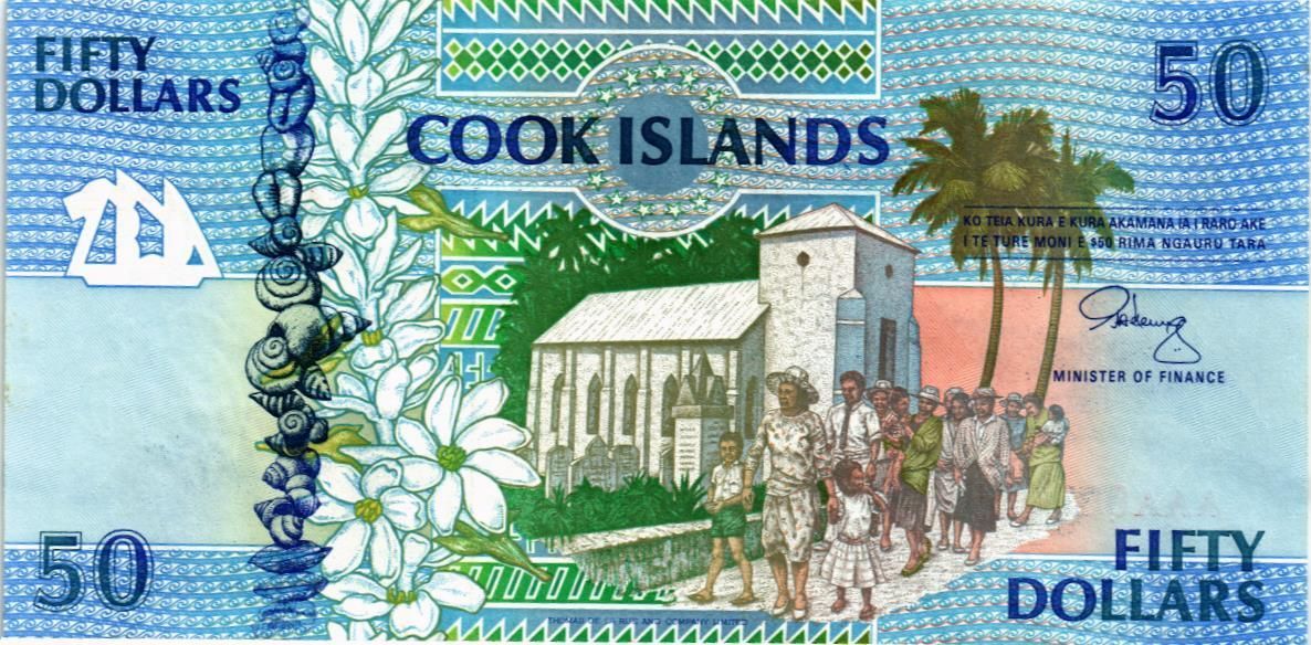 ОСТРОВА КУКА 50 ДОЛЛАРОВ мини 1