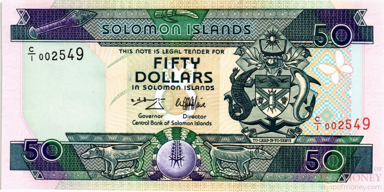 СОЛОМОНОВЫ ОСТРОВА 50 ДОЛЛАРОВ (C/1)