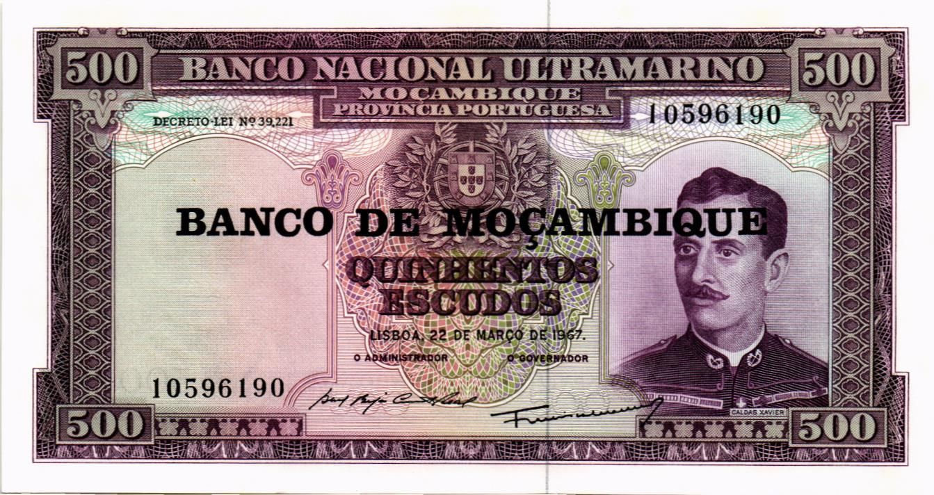 МОЗАМБИК 500 ЭСКУДО мини 1