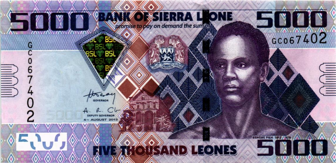 СЬЕРРА-ЛЕОНЕ 5000 ЛЕОНЕ мини 1