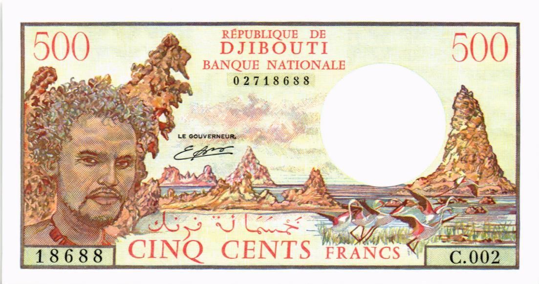 ДЖИБУТИ 500 ФРАНКОВ