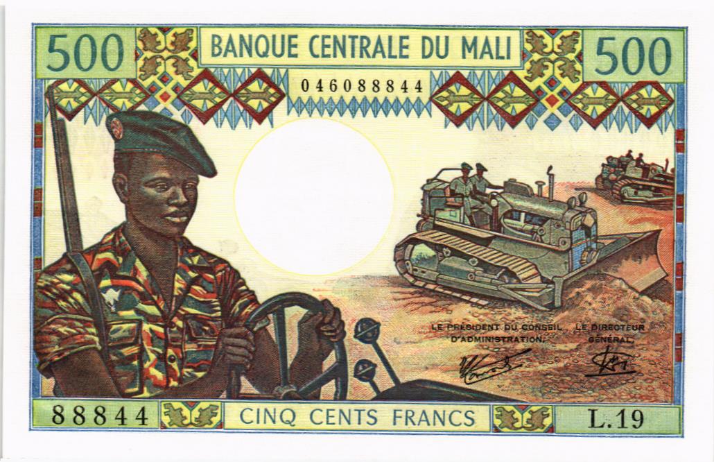 МАЛИ 500 ФРАНКОВ 