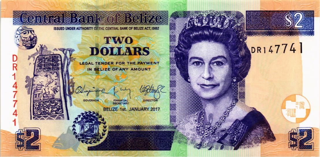 БЕЛИЗ 2 ДОЛЛАРА (#DR147741 - РАДАР) мини 1
