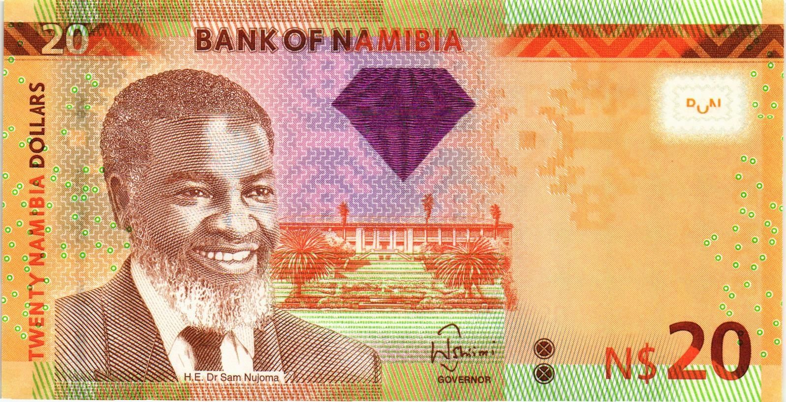 НАМИБИЯ 20 ДОЛЛАРОВ