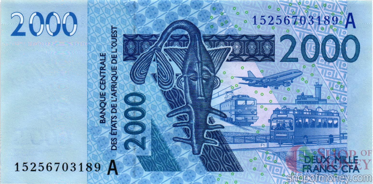 КОТ-Д'ИВУАР 2000 ФРАНКОВ