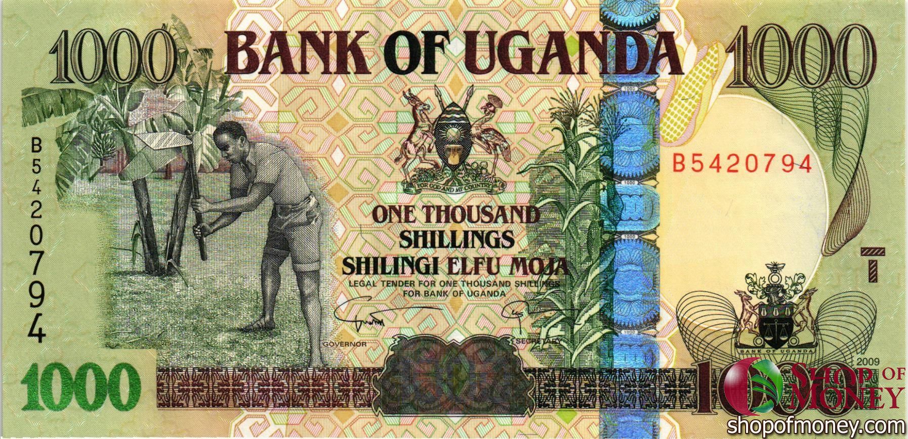 УГАНДА 1000 ШИЛЛИНГОВ