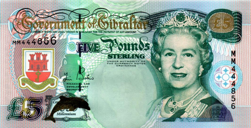 ГИБРАЛТАР 5 ФУНТОВ