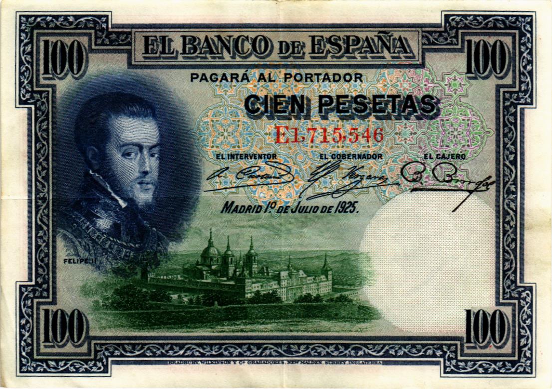 ИСПАНИЯ 100 ПЕСЕТ мини 1