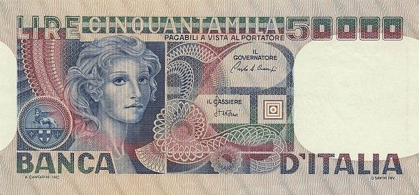 ИТАЛИЯ 50000 ЛИР