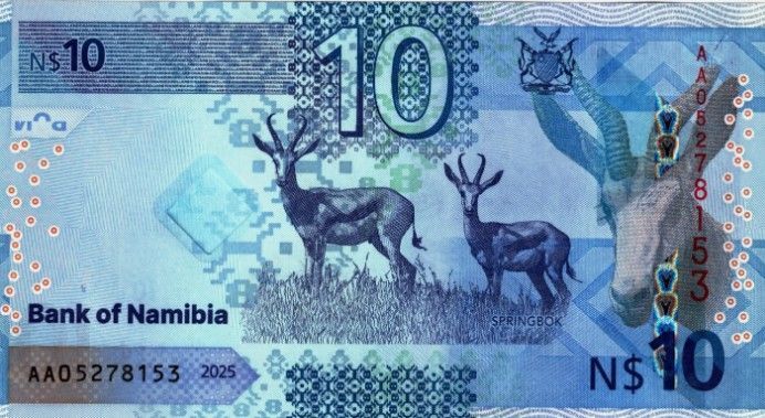 НАМИБИЯ 10 ДОЛЛАРОВ мини 2