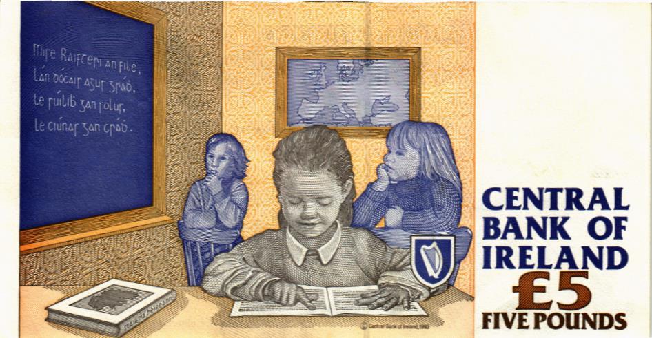 ИРЛАНДИЯ 5 ФУНТОВ (27.04.1994) мини 2
