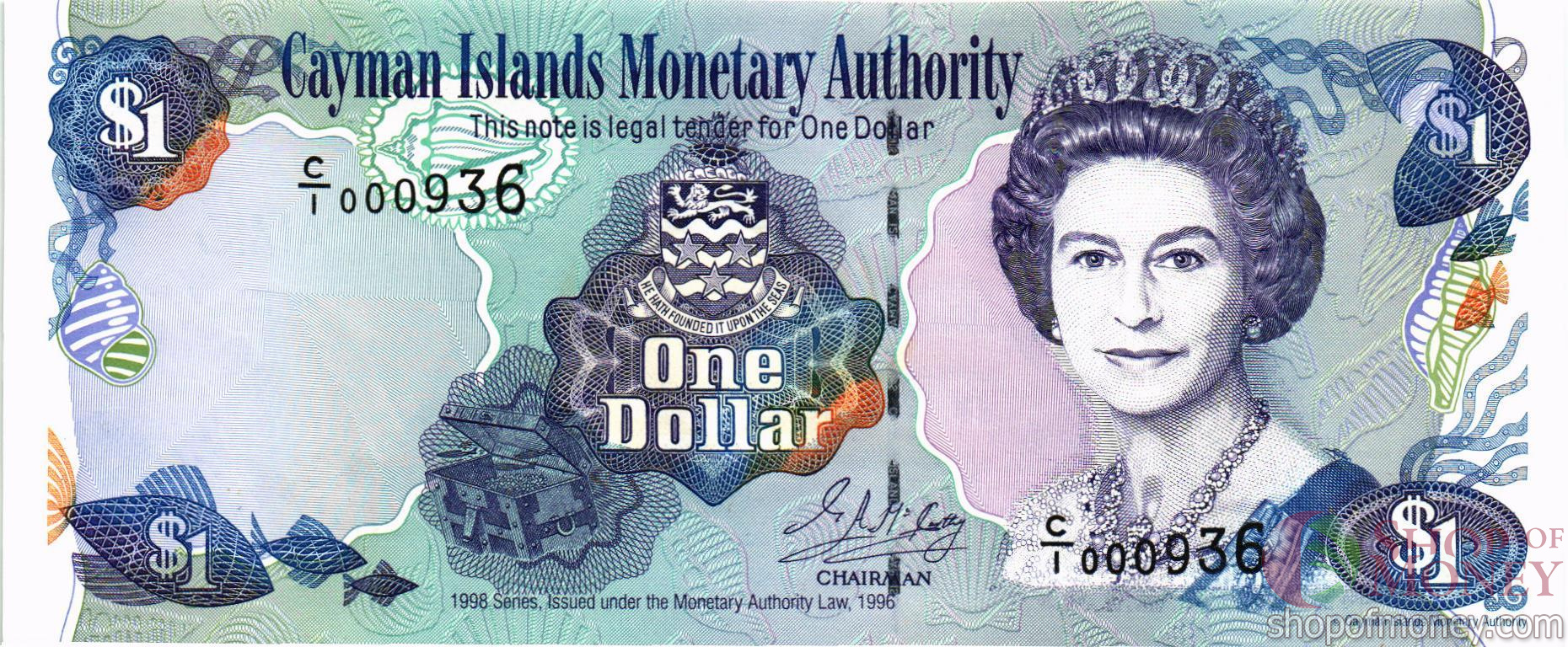КАЙМАНОВЫ ОСТРОВА 1 ДОЛЛАР (C/1)