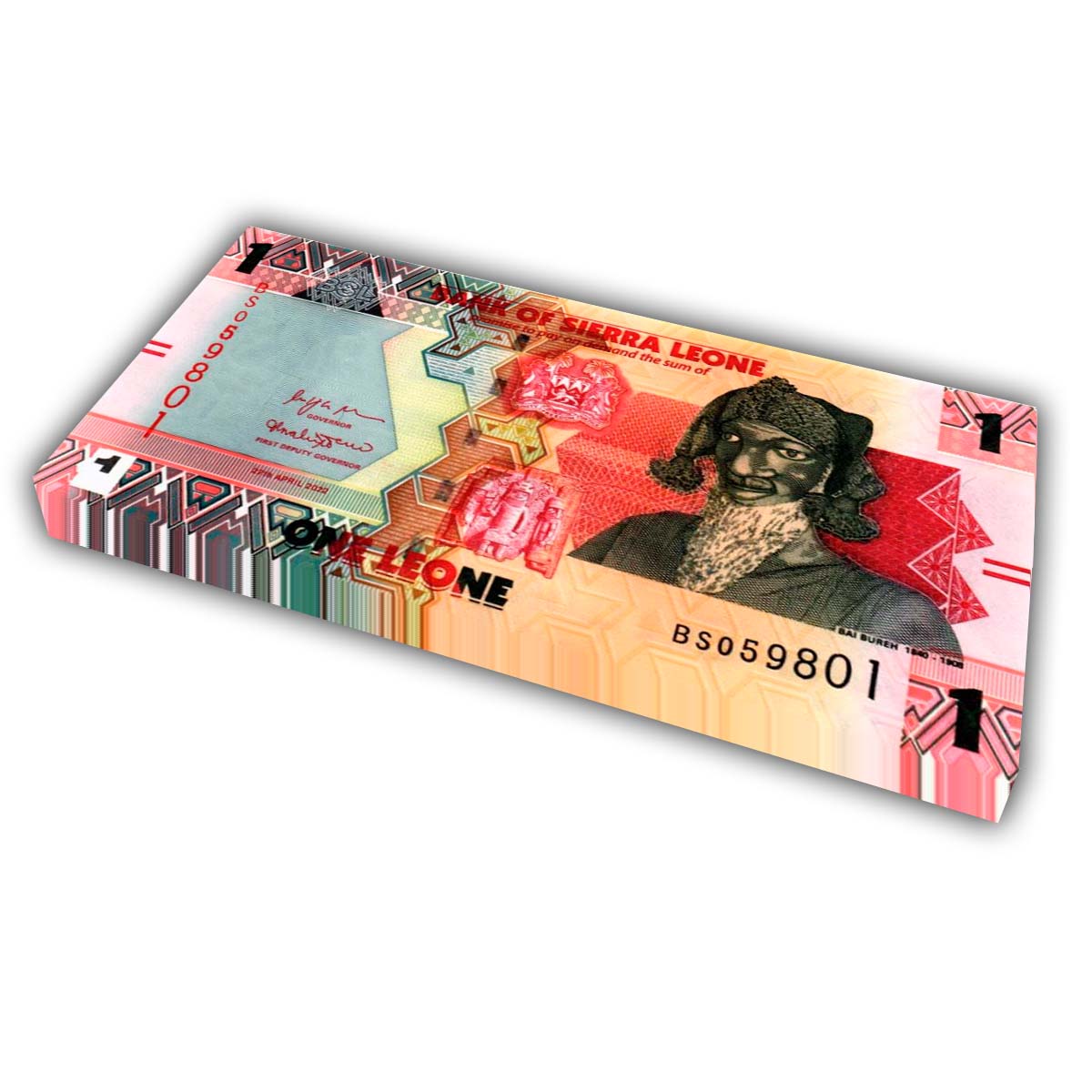 СЬЕРРА ЛЕОНЕ 1 ЛЕОНЕ (100 БАНКНОТ) мини 2
