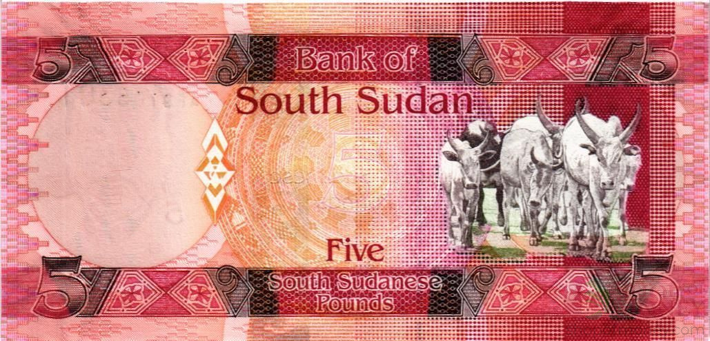 ЮЖНЫЙ СУДАН 5 ФУНТОВ мини 2